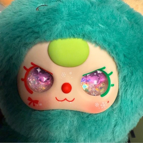 Baby Three Chinese Zodiac Dragon Plush | Christmas Glitter Eyes | New - Picture 3 of 6